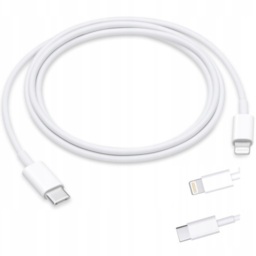 1 meter charging cable USB C connected to iPHONE fast charging data cable