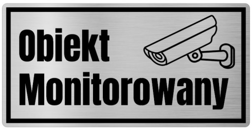 Obiekt monitorowany - tabliczka informacyjna