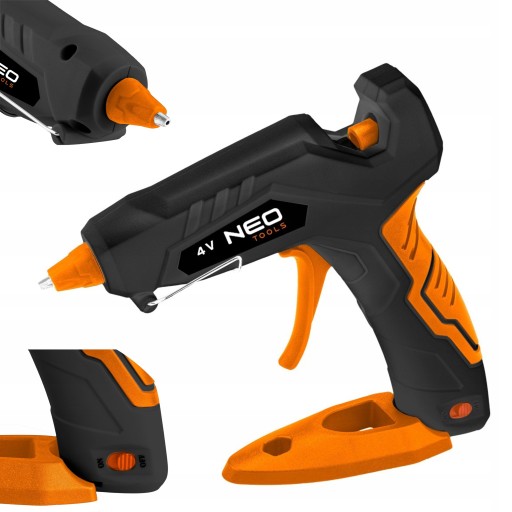 NEO PISTOLET DO KLEJENIA KLEJU NA GORĄCO AKUMULATOROWY NA WKŁADY 8mm 4V USB