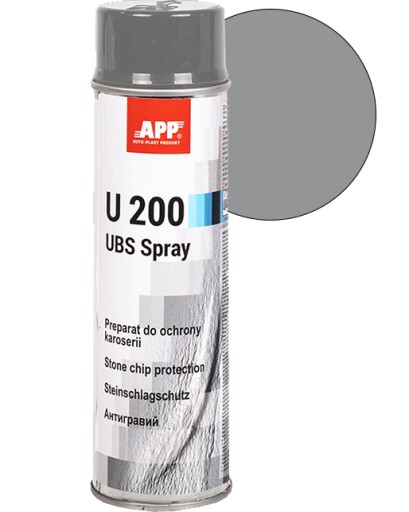 APP U200 ochrona karoserii spray baranek SZARY