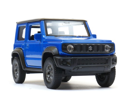 Suzuki Jimmy model metalowy Welly 1:34 niebieski