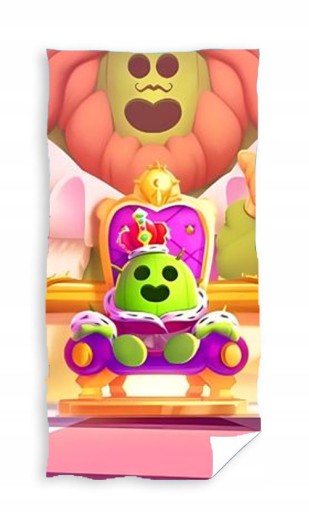 SUPERCIENKIE WŁÓKNO RĘCZNIK PLAŻOWY KĄPIELOWY PLAŻOWY 70X140 BRAWL STARS