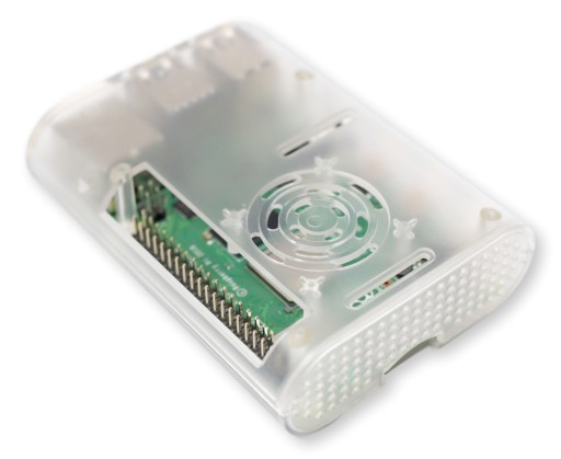 Obudowa zaokrąglona transparent do Raspberry Pi 4B