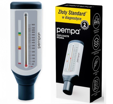 PIKFLOMETR PEMPA PF200A MONITOR ASTMY DOROSŁYCH