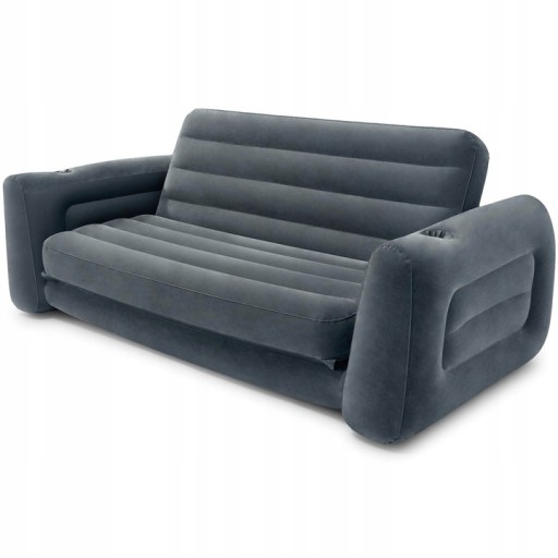 MATERAC DMUCHANY SOFA DWUOSOBOWA INTEX 203x231x66 CM