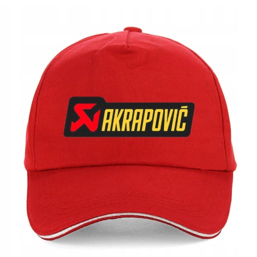 AKRAPOVIC CZAPKA Z DASZKIEM PEŁNA BASEBOLÓWKA