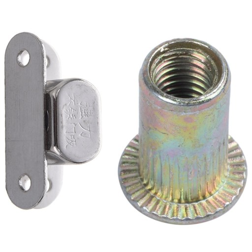 10 sztuk srebra metalowe pojedyncze zamek magnetyc