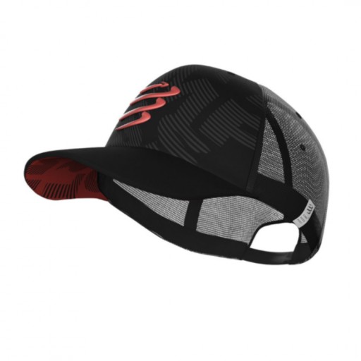 Czapka Compressport Lifestyle Trucker Cap | Czarna
