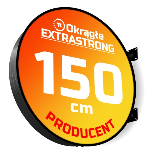 Kaseton Okrągły LED EXTRA STRONG 2-str 150cm