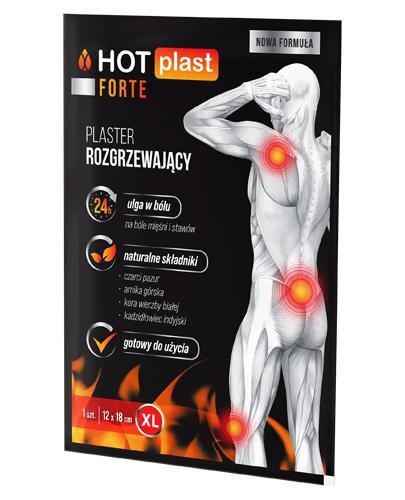 HOT plast Forte plaster rozgrzewający 12 x 18 cm