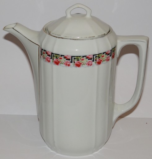 DZBANEK RÓŻE VINTAGE ART DECO