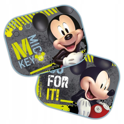 ZASŁONKI PRZECIWSŁONECZNE NA SZYBĘ OSŁONKI DO AUTA MICKEY OSŁONA