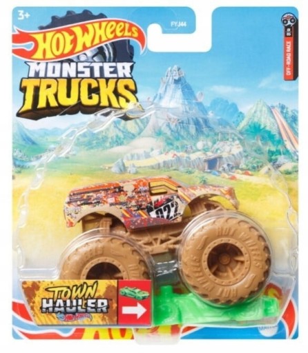 TOWN HAULER - Truck Hot Wheels Auta Monster Trucks