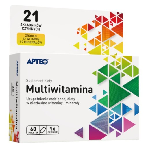 Multiwitamina 60 tabletek 21 składników APTEO