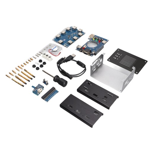 DIY zestaw metalowej obudowy 128mb stabilny trwały koncentrator USB 1P
