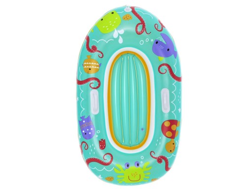 BESTWAY 34009 Dmuchany Ponton Dla Dzieci 119 cm x 79 cm MORSKIE STWORZENIA