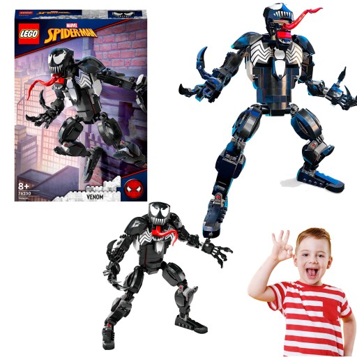 LEGO FIGURKA VENOMA CZARNY SPIDER-MAN AVENGERS KOSMITA EDDIE BROCK SYMBIOT