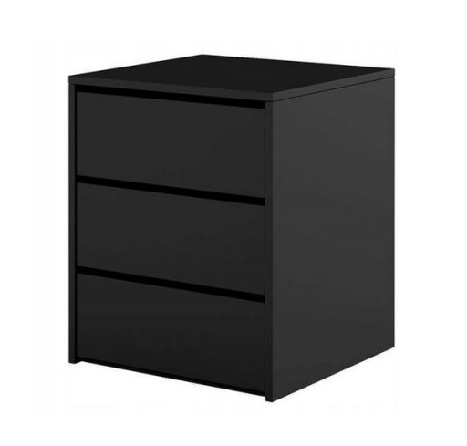stolik nocny -szafka Id-13 - 50x47x60cm czarny mat