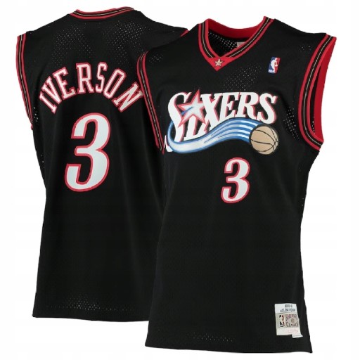 Koszulka Do Koszykówki Wyszywane Allen Iverson Philadelphia 76ers