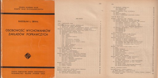 OSOBOWOŚĆ WYCHOWANKÓW ZAKŁADÓW POPRAWCZYCH Drwal