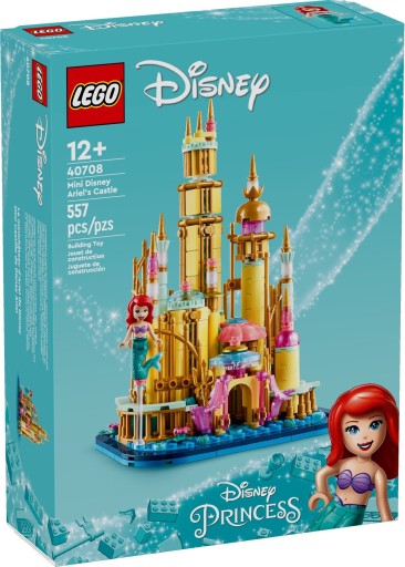 LEGO 40708 DISNEY Mały zamek Arielki -- Disney Princess -- 557 elementów