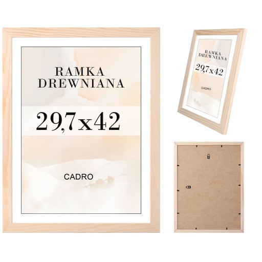 Ramka A3 ramka na zdjęcia ramki 29,7x42 drewniana