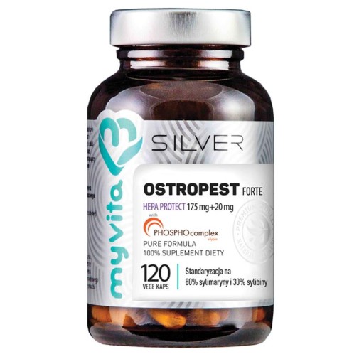 MYVITA SILVER OSTROPEST FORTE ZDROWA WĄTROBA 120