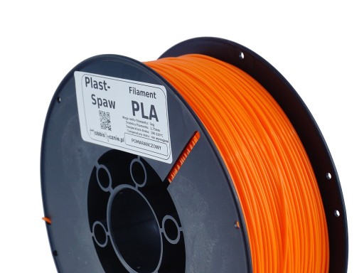 Filament PLA Pomarańczowy Orange Plast-Spaw 1kg