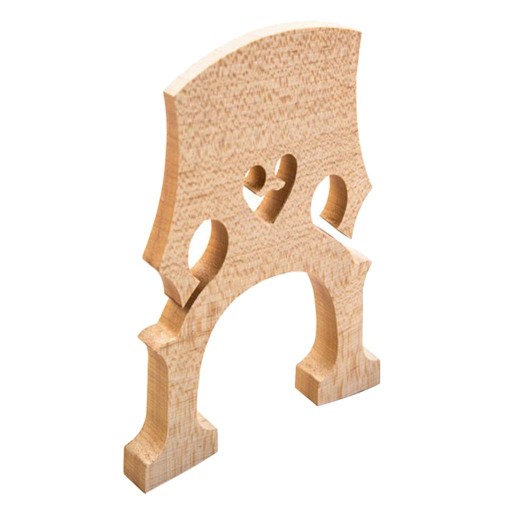 d-1/2 Bass Bridges Fine Maple Detached Precise Upright Bass Bridge 1:2 size