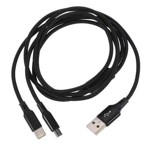 Potrójne ładowanie z USB-C na kabel
