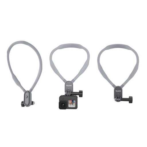 OPASKA NA SZYJĘ TELESIN Z MOCOWANIEM DO KAMER SPORTOWYCH GOPRO DJI OSMO