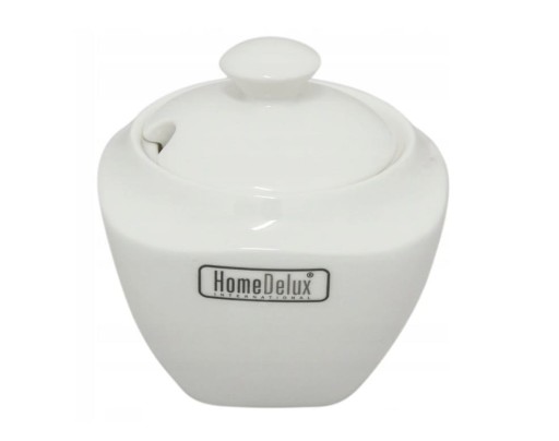 Cukiernica porcelanowa biała LARME HomeDelux