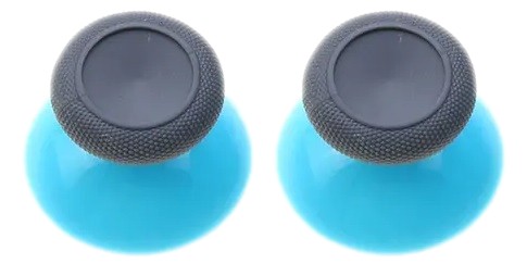 ZESTAW 2X NIEBIESKO-SZARY GRZYBEK GAŁKA NA ANALOG JOYSTICK DO PADA XBOX ONE