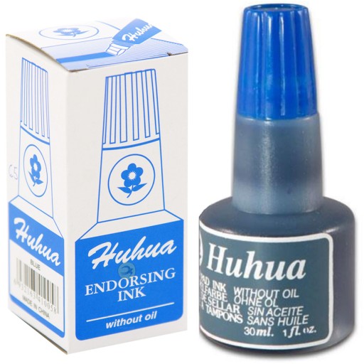 TUSZ DO STEMPLI PIECZĄTEK NIEBIESKI 30 ML HUHUA