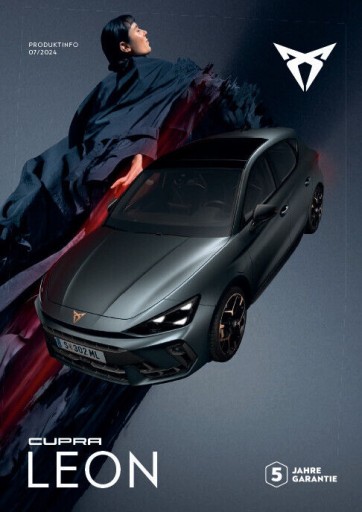 Cupra Leon prospekt 07 2024 model 2025 polift