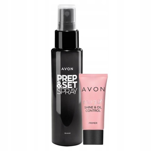 AVON SPRAY UTRWALAJĄCY DO TWARZY + MATUJĄCA BAZA
