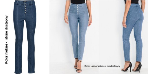 Jeansy Push-up Slim Fit r. 44 BODYFLIRT