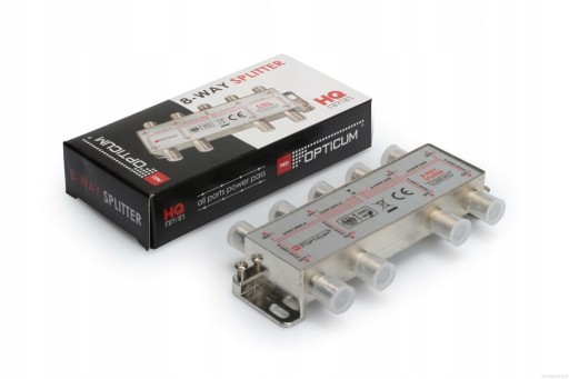 Rozgałęźnik OPTICUM 8-WAY HQ series aktywny