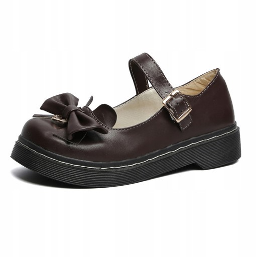 Letnie słodkie buty lolita na platformie Mary Jane
