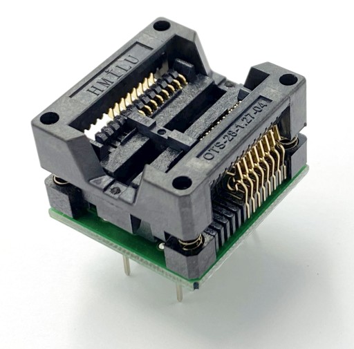 Adapter SOIC16 / SOP16 / SO16 (300mil)-PDIP16 ZIF