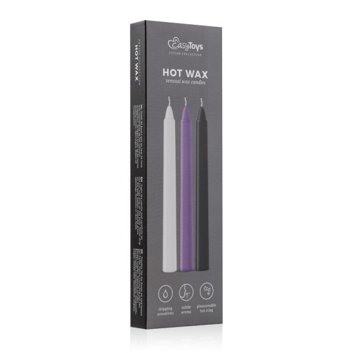 WAX PLAY 3 X ŚWIECE BDSM ZESTAW BDSM FETISH