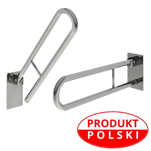 Poręcz uchwyt dla niepełnosprawnych uchylna 50 cm
