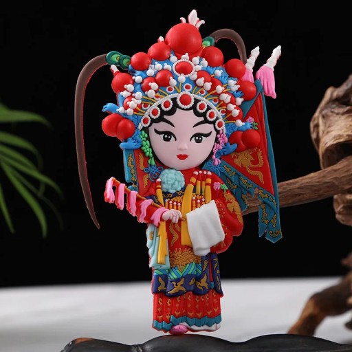 Peking Opera Masks Creative Three-Dimensional Characters Refrigerator Stick