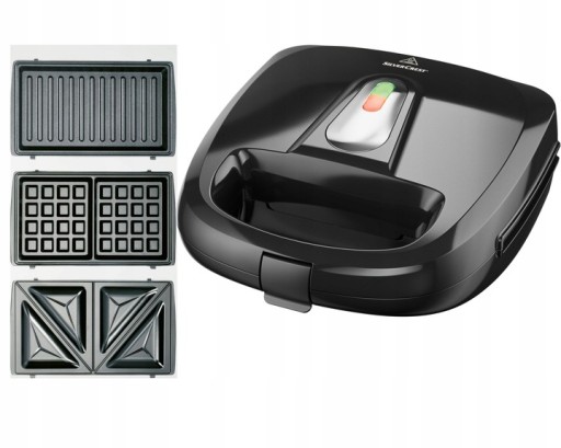 SILVERCREST Opiekacz 3w1 SSMW 750 D2 750W grill