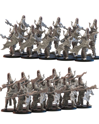 Dark Elves - Nightfall Knights on foot