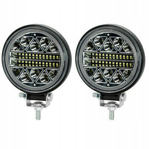 2× MOCNA LAMPA ROBOCZA LED 102W SAMOCHODOWY REFLEKTOR SZPERACZ 12V 24V