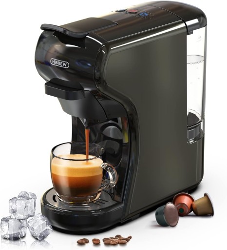 Ekspresy ciśnieniowe HiBREW H1A 1450W do kawy 3 w 1 czarny
