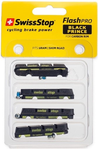 KLOCKI HAMULCOWE ROWEROWE OKŁADZINY SWISSSTOP FLASH PRO BLACK PRINCE CARBON