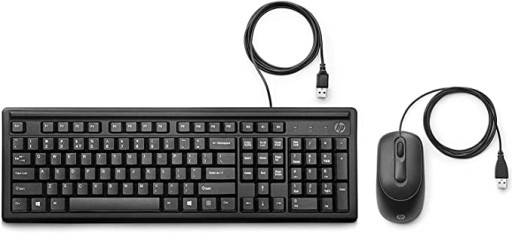 Zestaw klawiatura i mysz HP czarny HP 160