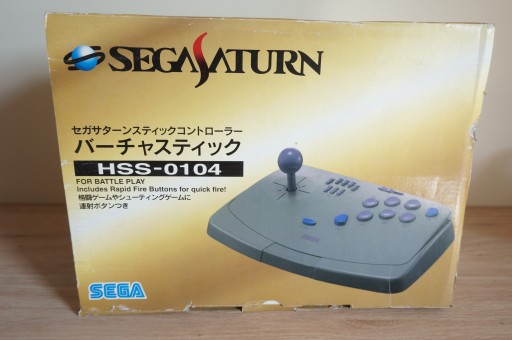 Kontroler SEGA SATURN ARCADE STICK HSS-0104 + BOX